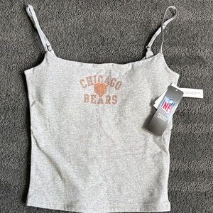 Abercrombie & Fitch Gray Chicago Bears Logo Camisole